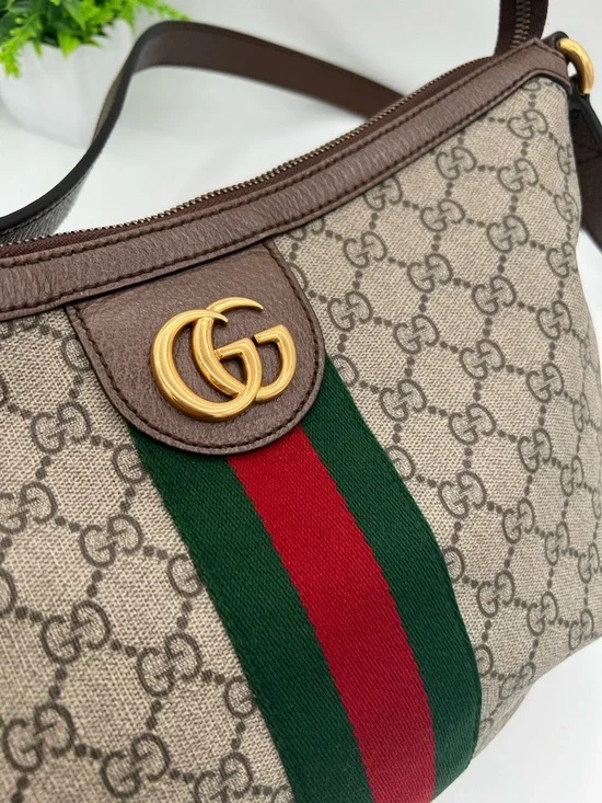 Gucci GG Canvas Ophidia Shoulder bag Authentic 😍 - Picture 4 of 7